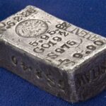 Gold Hill, Nevada - c 1861-2 - Harris, Harvey, Assayer, Silver & Gold Presentation Assay Ingot