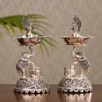 Antique Elephant Deepam Kundulu