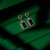 Silver Trading for stone studded earrings